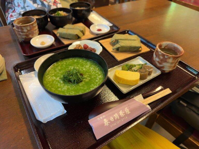 春日荷茶屋｜おかゆ｜奈良